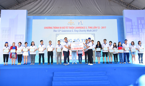 Phú Mỹ Hưng tổ chức đi bộ gây quỹ từ thiện hơn 3 tỷ đồng