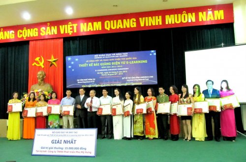 184 bài giảng điện tử e-learning xuất sắc được trao giải thưởng