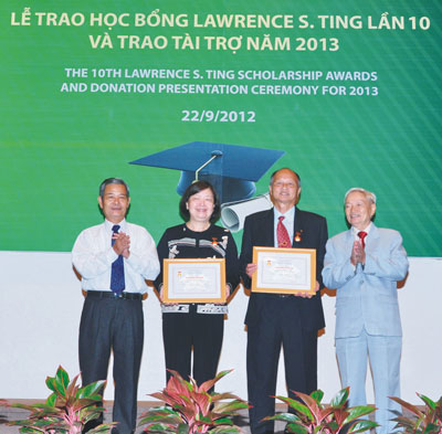 Quỹ Hỗ trợ cộng đồng Lawrence S. Ting: Tặng cơ hội, trao niềm tin