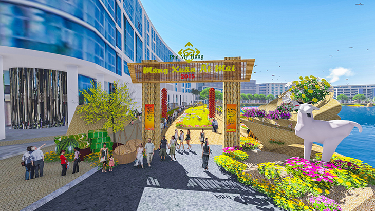 Hội chợ Hoa Xuân Phú Mỹ Hưng Tết Ất Mùi: Chủ đề “Mùa gặt”