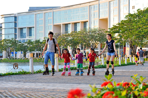 Lần đầu tiên có phố đi bộ trong dự án BĐS