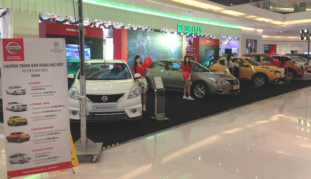 Khám phá “đội hình” Nissan tại Crescent Mall