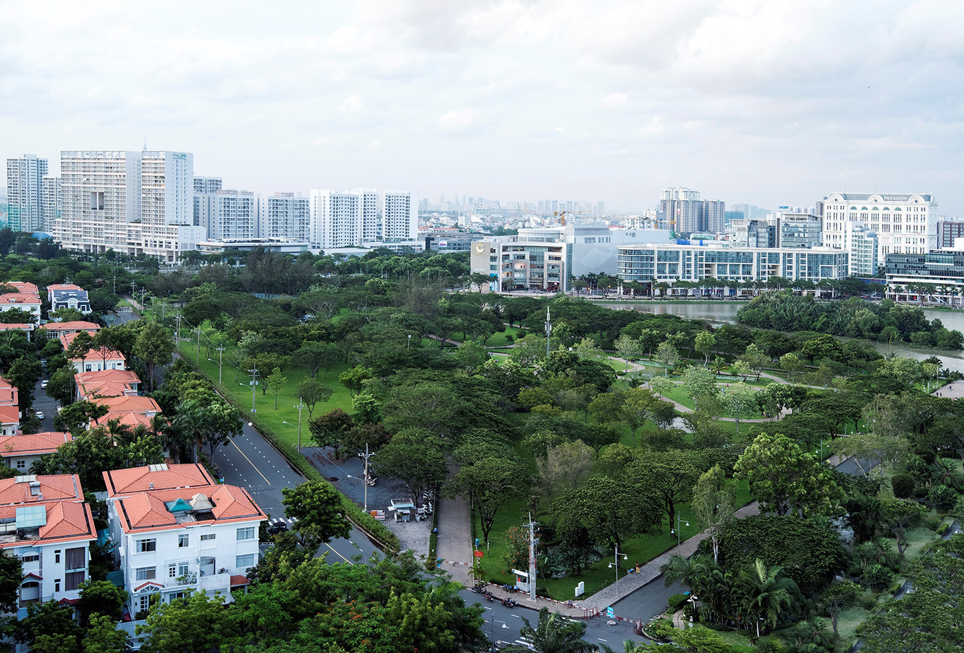 Phú Mỹ Hưng ‘phủ xanh’ từ quy hoạch đến công trình