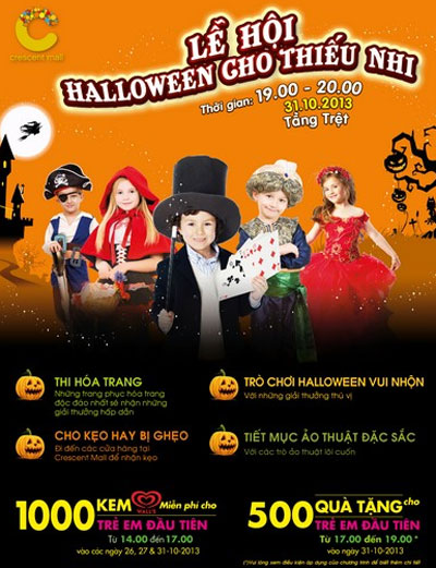 Lễ hội Halloween cho thiếu nhi