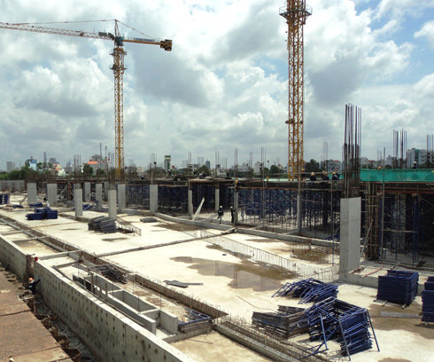 Dự án Green Valley áp dụng phương pháp thi công mới