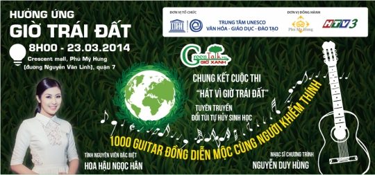 Phú Mỹ Hưng đồng hành cùng Giờ Trái Đất 2014