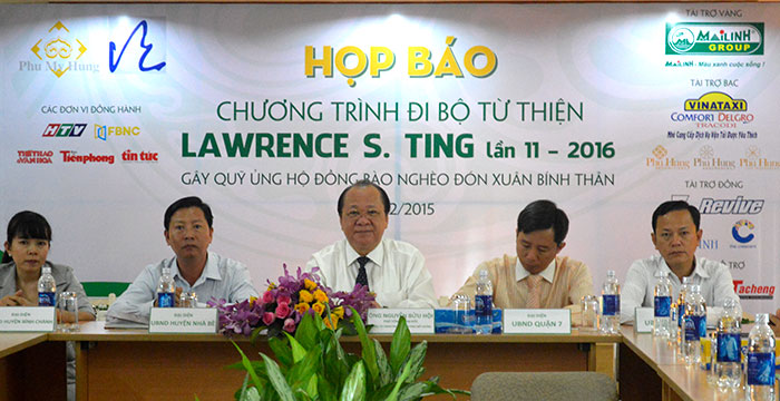 Chương trình đi bộ từ thiện Lawrence S. Ting 2016 ủng hộ hơn 2,6 tỷ đồng giúp người nghèo vui xuân đón Tết