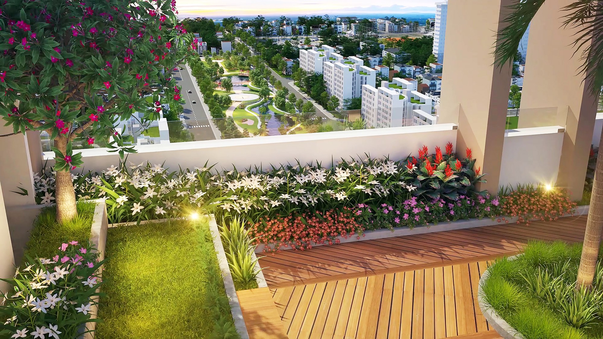 The multi-layer landscape at The Signature