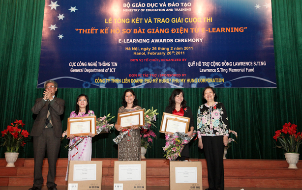 Lễ tổng kết và trao giải Cuộc thi “Thiết kế hồ sơ bài giảng điện tử E-learning”.