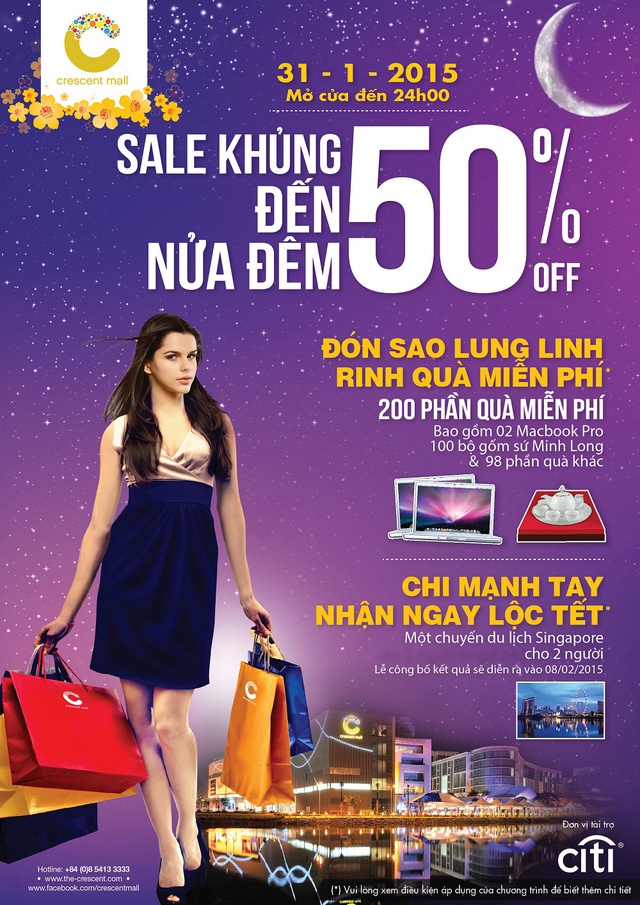Giới trẻ hào hứng chờ Mid-Night Sale