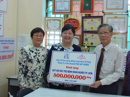 Công ty LD Phú Mỹ Hưng tích cực tham gia các chương trình hỗ trợ người nghèo