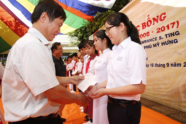 Học bổng Lawrence S. Ting: 10 năm đồng hành cùng trường THCS An Thành, Tây Ninh