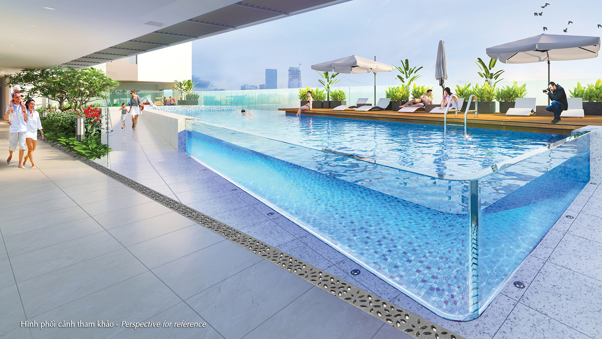 Dự án chung cư đầu tiên xây hồ bơi “siêu sang” dành riêng cho cư dân