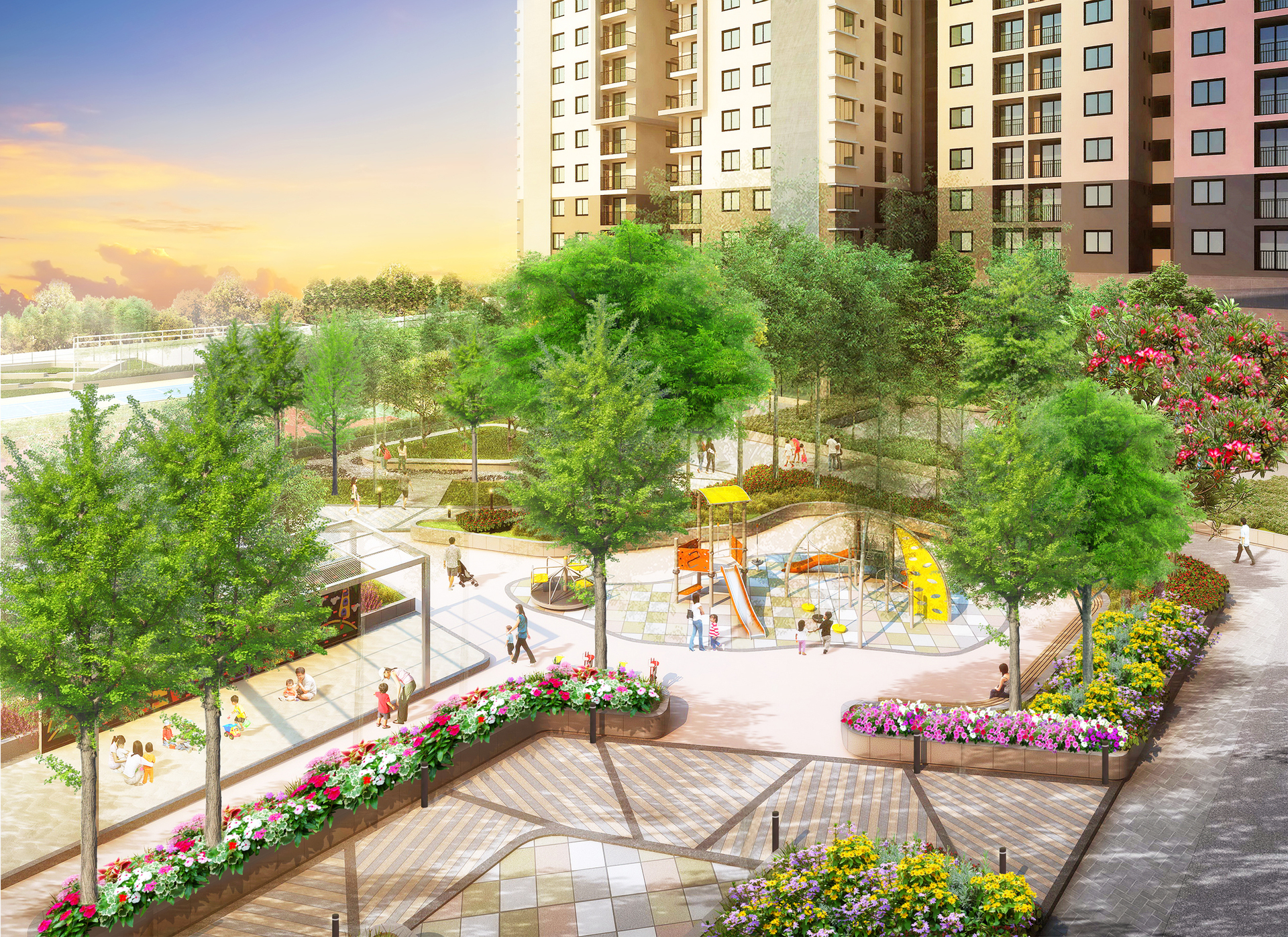 Dự án bán chạy nhất của Phú Mỹ Hưng dành nhiều không gian cho trẻ em