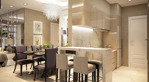 Nhà mẫu Scenic Valley Phú Mỹ Hưng thu hút đông đảo khách tham quan