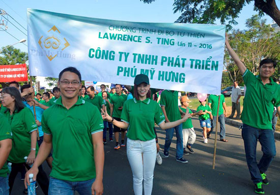 Bảo hiểm Phú Hưng tham gia đi bộ từ thiện Lawrence S. Ting